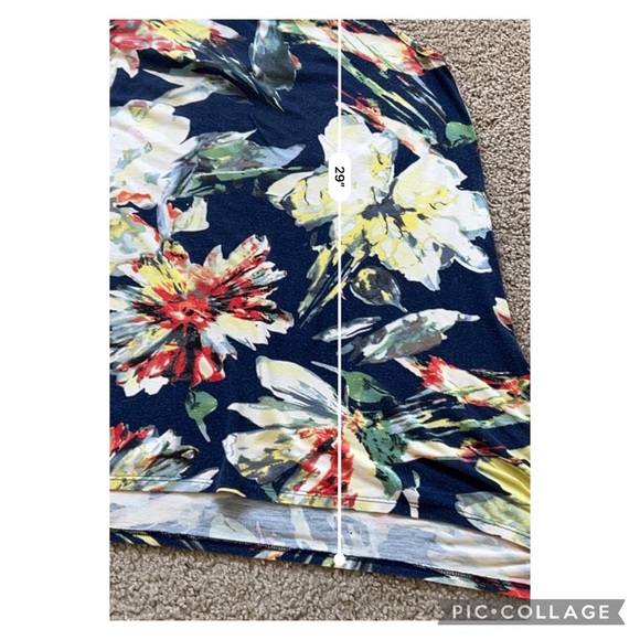 Weston Wear Women's floral Blouse tunic Top Sleeveless Tie in back boho  size M - Picture 7 of 9